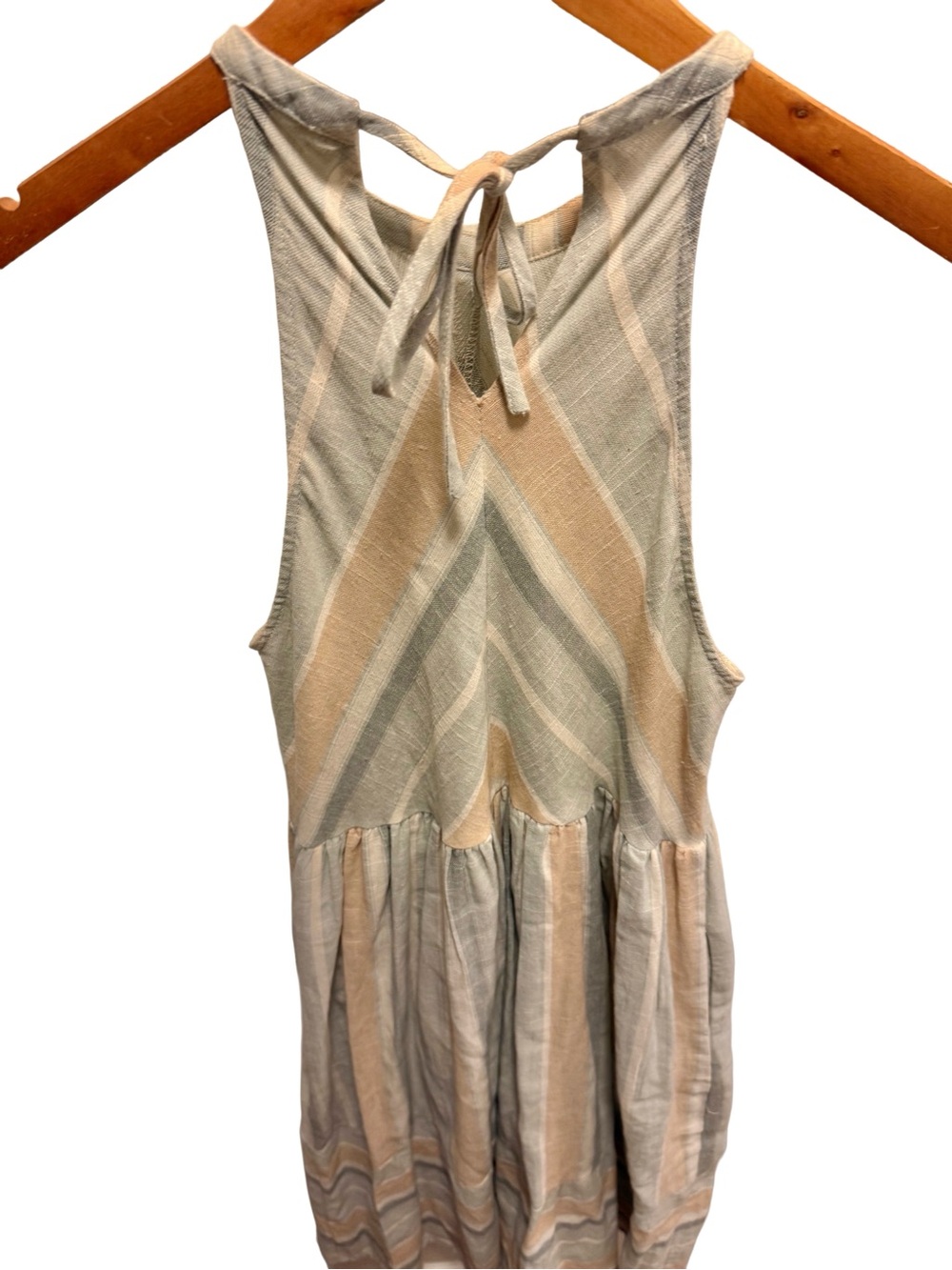 ✨ Listicle Boho Striped Halter Midi Dress with Pockets (Size Small) (E) - Picture 5 of 10